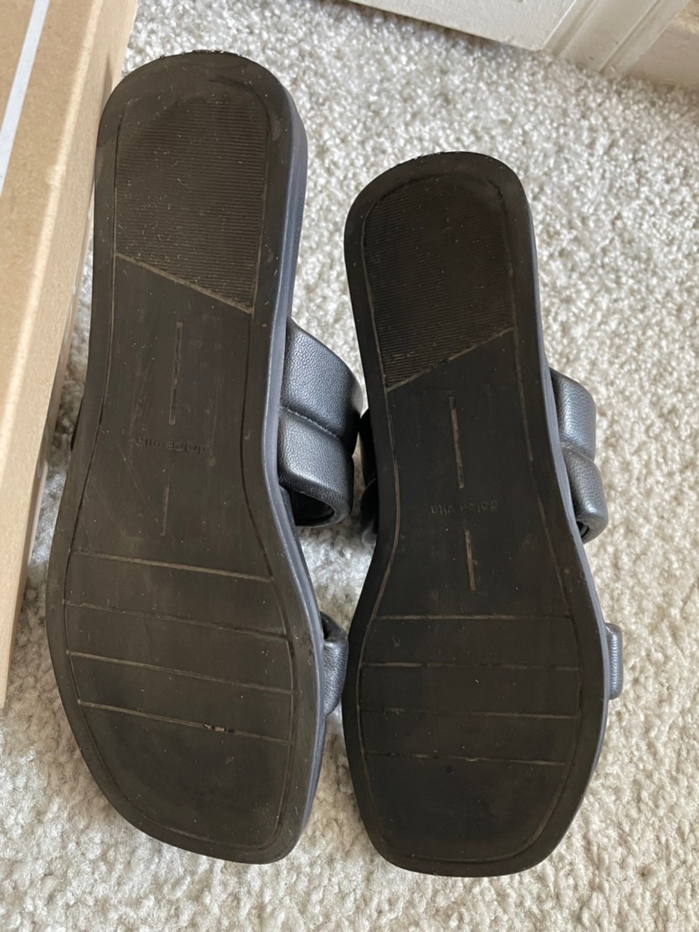 Dolce Vita Adore Slide Sandals Black 5.5 - Picture 4 of 5
